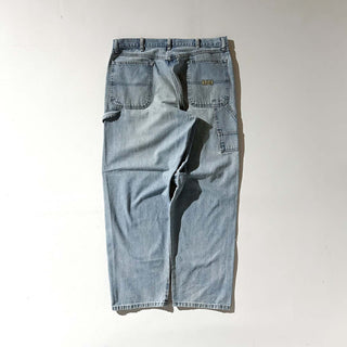 00's Wrangler アイスブルー ワイド ペインター デニム パンツ