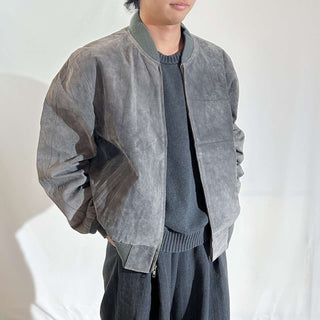 90's～00's HILL&ARCHER レザー ブルゾン ジャケット