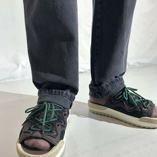 00's RUSTLER "1点物" ストレート ブラック デニム パンツ