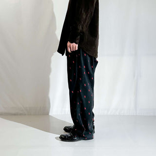 90's～ OLD RALPH LAUREN ドローコード 総柄 パジャマ パンツ