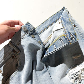 00's Levi's 501 ボロ ダメージ デニム パンツ