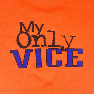 00's FRUIT OF THE LOOM "MY ONLY VICE" 両面プリント Tシャツ