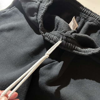 00's MEMBER'S MARK ブラック ドローコード ワイド スウェット パンツ