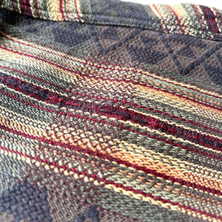 90's ORVIS ネイティブ ジャガード L/Sシャツ