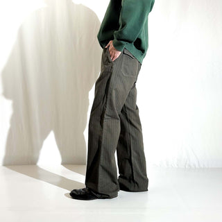 00's JOHN VARVATOS ヘリンボーン フレア パンツ