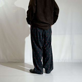 90's～ OLD RALPH LAUREN ドローコード 総柄 パジャマ パンツ