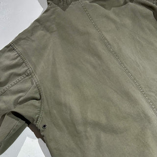 00's Eddie Bauer LEGEND "Mt. Adams Pullover" オリーブ ドローコード コットンキャンバス フィッシング ジャケット