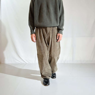 90's～ "made in ITALY" Zanella FOR NORDSTROM 3タック コーデュロイ パンツ