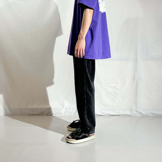 00's RUSTLER "1点物" ストレート ブラック デニム パンツ