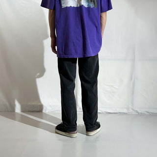 00's RUSTLER "1点物" ストレート ブラック デニム パンツ