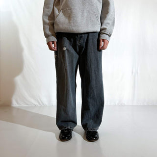 00's no boundaries "Snowboarder Graphics" スケーター ワイド デニム パンツ