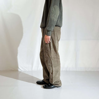 90's～ "made in ITALY" Zanella FOR NORDSTROM 3タック コーデュロイ パンツ