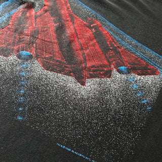 ～90's "made in USA" ONEITA "SR-71" フェード 両面プリント Tシャツ