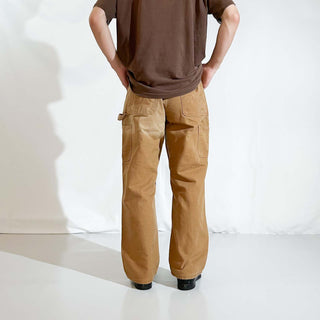 00's Carhartt フェード ダック ペインター パンツ(ブラウン)