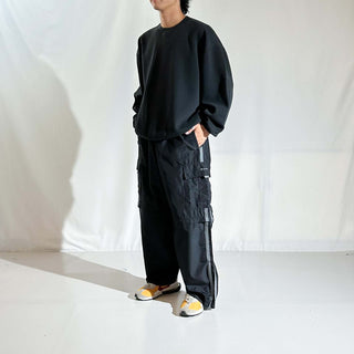 00's OLD NAVY 2WAY ドローコード ワイド シェル パンツ