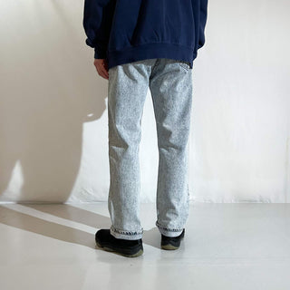 90's "made in USA" LEVI'S 501 ケミカルウォッシュ ストレート デニム パンツ