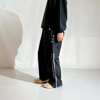 00's OLD NAVY 2WAY ドローコード ワイド シェル パンツ