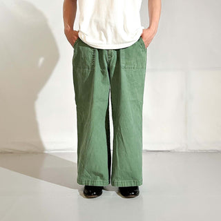 00's オリーブ ワイド ベイカー パンツ