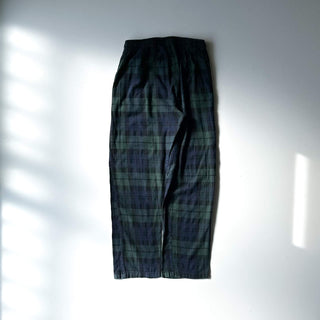 00's RALPH LAUREN ブラックウォッチ チェック ドローコード パジャマ パンツ