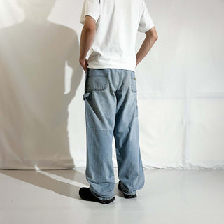00's Wrangler アイスブルー ワイド ペインター デニム パンツ