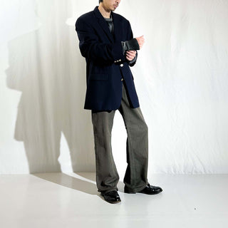 00's JOHN VARVATOS ヘリンボーン フレア パンツ