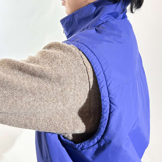 00's L.L.Bean 裏フリース ドローコード ナイロン シェル ベスト