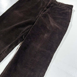 00's SAVANE ブラウン ワイド コーデュロイ パンツ