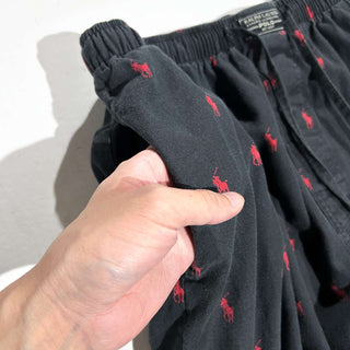 90's～ OLD RALPH LAUREN ドローコード 総柄 パジャマ パンツ