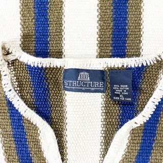 80's～ STRUCTURE Vネック ストライプニット