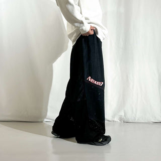 00's NexeD メッシュ 切替 ナイロン パンツ