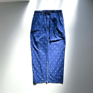 00's RALPH LAUREN 総柄 ドローコード ワイド パジャマ パンツ