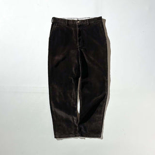 00's SAVANE ブラウン ワイド コーデュロイ パンツ