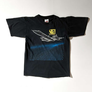 ～90's "made in USA" ONEITA "SR-71" フェード 両面プリント Tシャツ