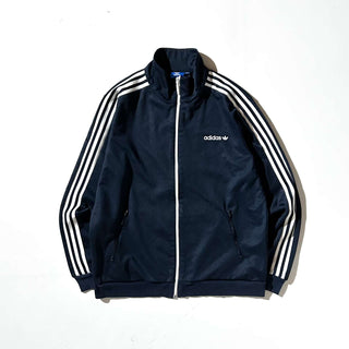 adidas ネイビー ライン トラック ジャケット