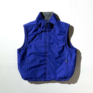 00's L.L.Bean 裏フリース ドローコード ナイロン シェル ベスト