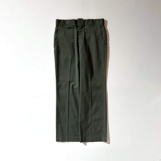 70's "made in USA" LEE "42Talon" オリーブ ワーク パンツ