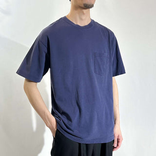 90's OLD NAVY フェード 無地 ポケット Tシャツ