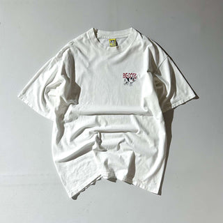 90's "made in USA" BIG DOGS "The Godfather×BIG DOGS" パロディ 両面プリント Tシャツ