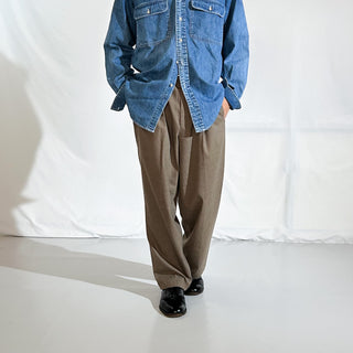 00's "Dominican Republic" PERRY ELLIS PORTOFOLIO 1タック スラックス