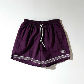 90's "made in USA" UMBRO ワインレッド ドローコード ナイロン ショーツ