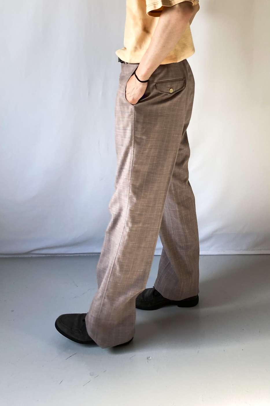 "Dead Stock" 70's "made in USA" Tailor's Bench チェック フレアスラックス