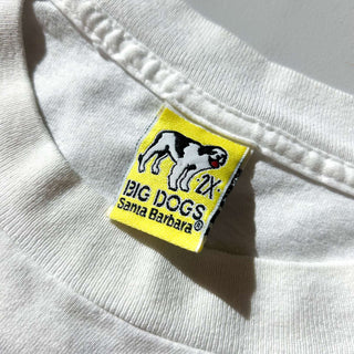 90's "made in USA" BIG DOGS "The Godfather×BIG DOGS" パロディ 両面プリント Tシャツ