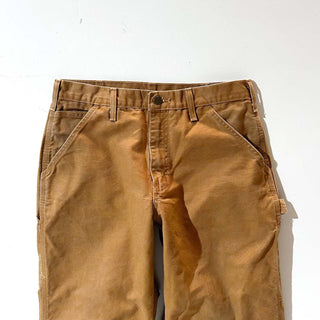 00's Carhartt フェード ダック ペインター パンツ(ブラウン)