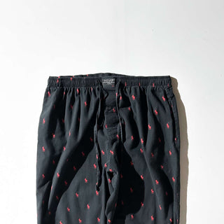 90's～ OLD RALPH LAUREN ドローコード 総柄 パジャマ パンツ