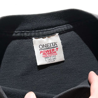 ～90's "made in USA" ONEITA "SR-71" フェード 両面プリント Tシャツ