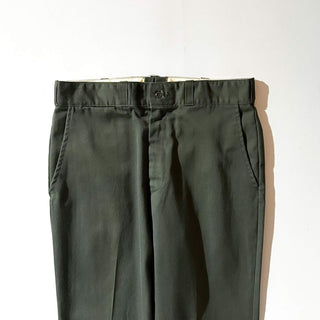 70's "made in USA" LEE "42Talon" オリーブ ワーク パンツ