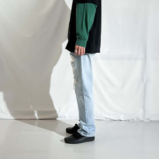 00's Levi's 501 ボロ ダメージ デニム パンツ