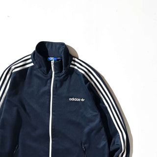adidas ネイビー ライン トラック ジャケット