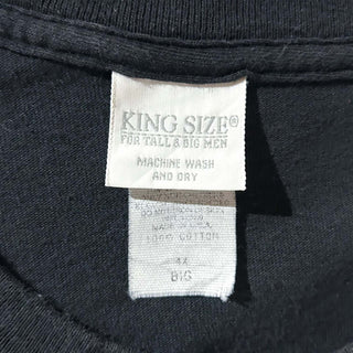 90's "made in USA" KING SIZE "4XL SIZE" オーバーサイズ 無地 ポケット Tシャツ
