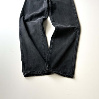 00's RUSTLER "1点物" ストレート ブラック デニム パンツ